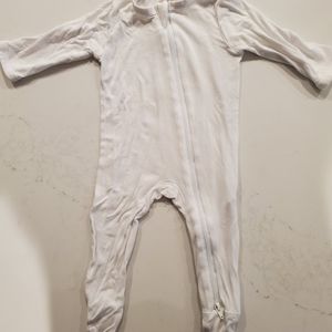 Kyte Zipper Footie in cloud